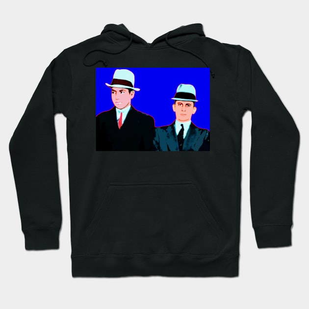 lucky luciano and meyer lansky pop art Hoodie by oryan80